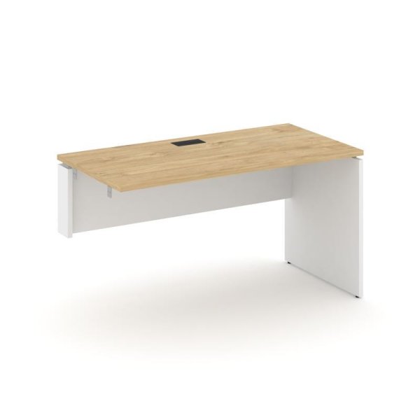 Стол-приставка к опорным элементам SN-D.OPRS-001(L) (980х600х750) (Тиквуд Светлый/Белый)