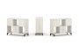 Набор стеллажа 1 сторонний, 2 яруса SN.NS-231 (1121х400х881)