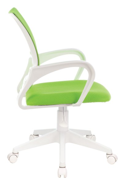 Кресло CH-W695NLT салатовый TW-03A TW-18 сетка/ткань крестов. пластик пластик белый