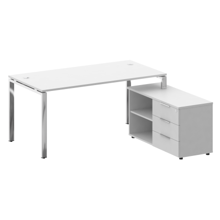 Стол для руководителя с тумбой правый БГ.СРТ-4.8 (R) 1700x1620x750