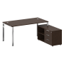 Стол для руководителя с тумбой правый БГ.СРТ-4.8 (R) 1700x1620x750
