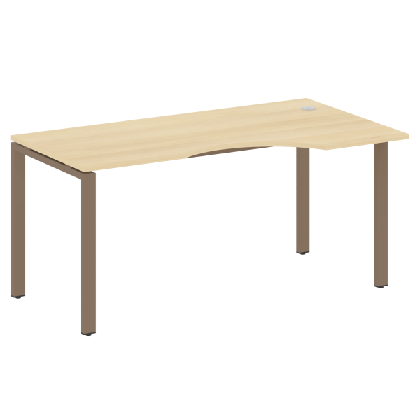 Стол криволинейный правый Metal System Style БП.СА-1 Пр 1600x900x750