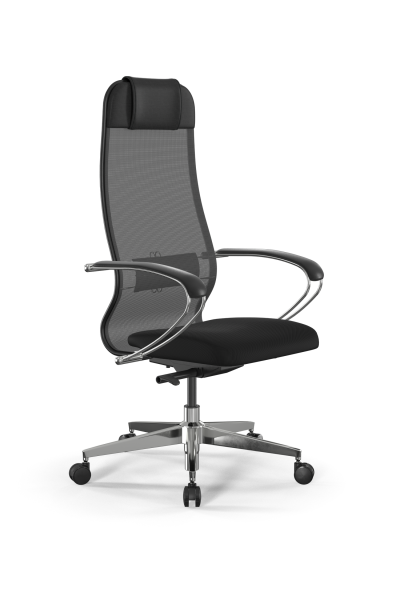 Кресло для руководителя Метта SynchroSit 10 B1-111K - X2+UMF(X1) /Ub00/Wh00/K1cL(M23.B22.G18.W03)