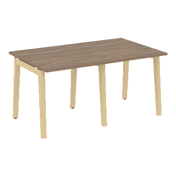 Стол переговорный на деревянных опорах Onix Wood OW.PRG-2.0 1560x980x750