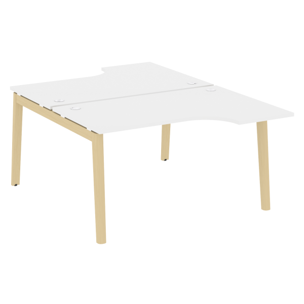 Рабочая станция на деревянных опорах Onix Wood OW.D.SA-2 1380x1995x750