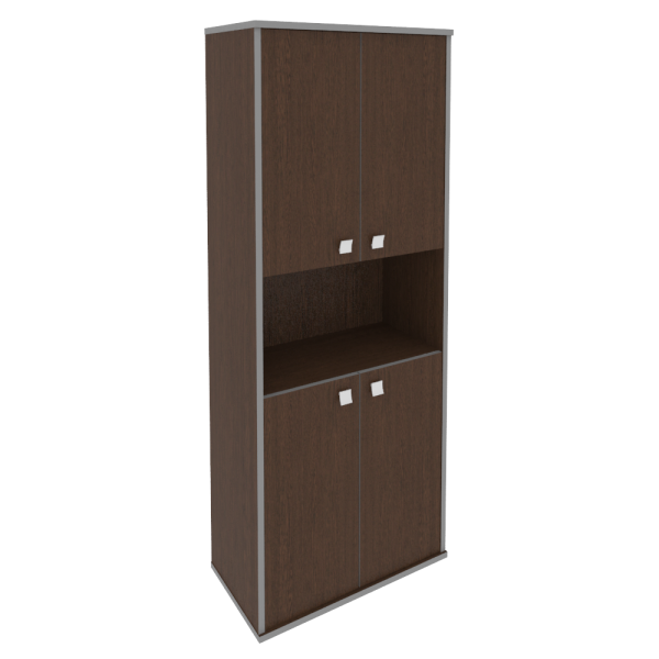 Шкаф высокий широкий Style Л.СТ-1.5 778x410x1980 (Венге Цаво)