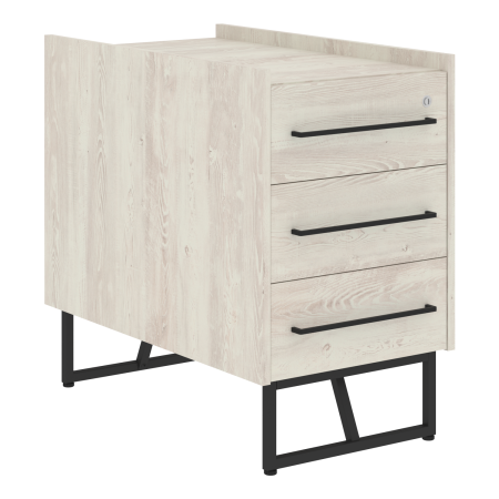 Тумба приставная LOFTIS LLC-3D 461х800х750 (Сосна Эдмонт)