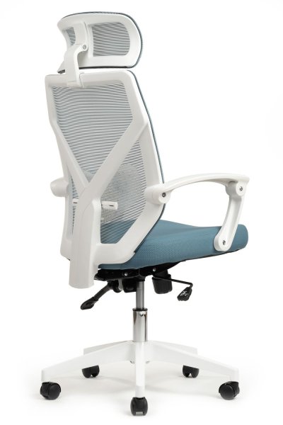 OLIVER W-203 AC Белый пластик_Синяя сетка (3)