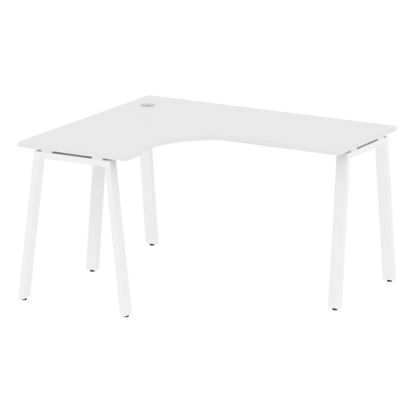 Стол криволинейный левый Metal System Style БА.СА-3 Л 1400x1200x750