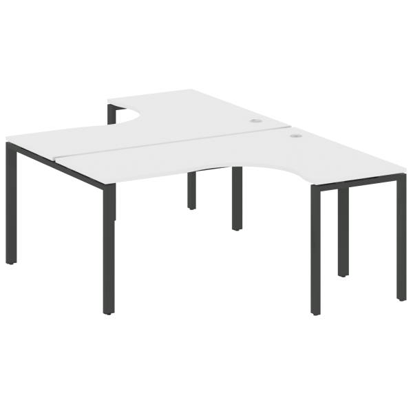 Рабочая станция криволинейная Metal System Style БП.РАС-СА-2.4 1600x2435x750