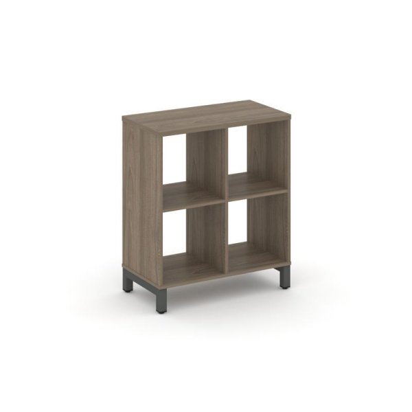 Каркас стеллажа 2 яруса SN.KS-220 (754х400х881) (Вяз Благородный/Металл Антрацит)