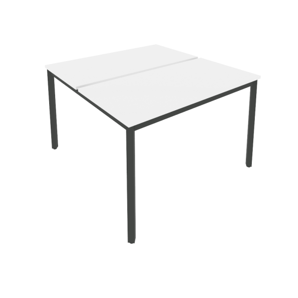 Рабочая станция на металлокаркасе Slim С.СП-4.2 1180x1235x750 (Белый/Антрацит металл)