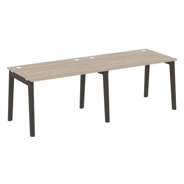Рабочая станция на деревянных опорах Onix Wood OW.RS-2.2.8 2360x800x750