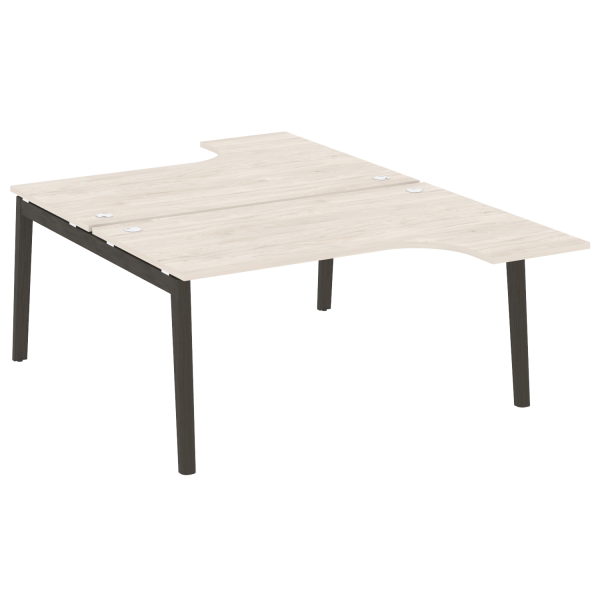 Рабочая станция на деревянных опорах Onix Wood OW.D.SA-4 1580x2395x750