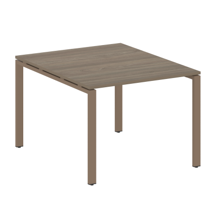 Переговорный стол 1 столешница Metal System Style БП.ПРГ-1.1 1000x1235x750 (Вяз/Мокко металл)