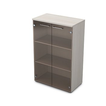 Шкаф средний со стеклом Gloss line 9НШ.017.3 800x450x1245