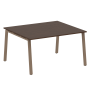 Стол для переговоров (1 столешница) на А-образном м/к Metal System Style БА.ПРГ-1.3 1400x1235x750