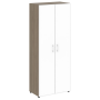 Шкаф для документов со стеклом белым LT.ST-1.10 R white