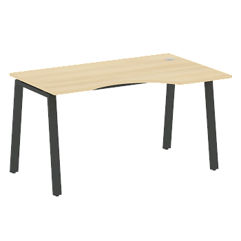 Стол криволинейный правый Metal System Style БА.СА-2 Пр 1400x900x750