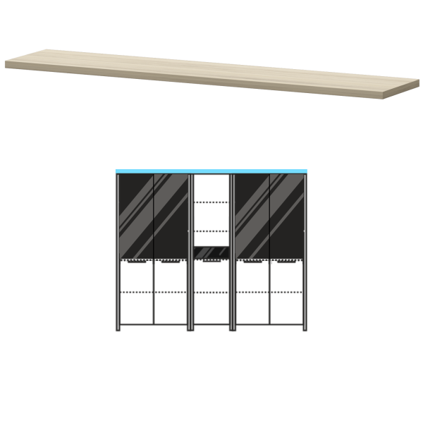 Топ Акцент КТ-75.38 2180x441x38 (Кронберг)